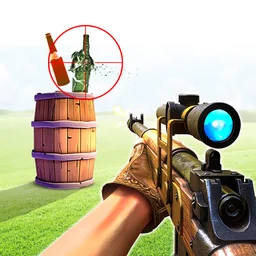 Bottle Shooting Gun Games: Bottle Shooting Range app icon