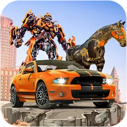 Robot Car War Transform Fight: Robot Battle Games app icon